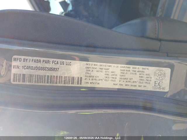 Dodge Durango Gt Plus 2025 1C4RDJDG0SC505837 Image 18