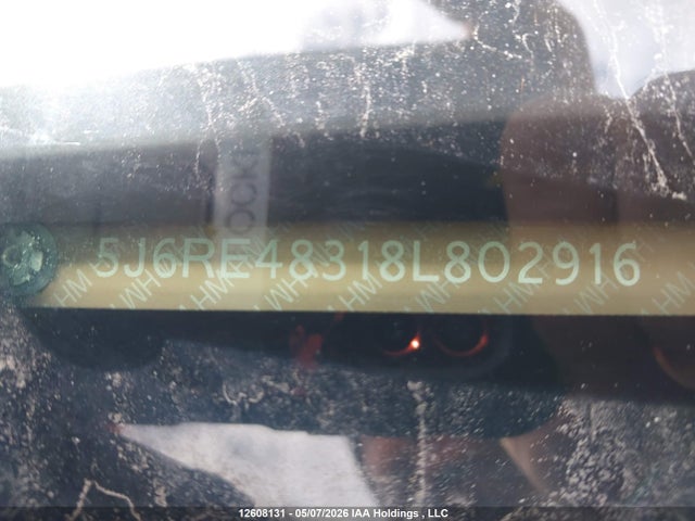 12608131 :رقم المزاد ، 5J6RE48318L802916 vin ، 2008 Honda Cr-v مزاد بيع