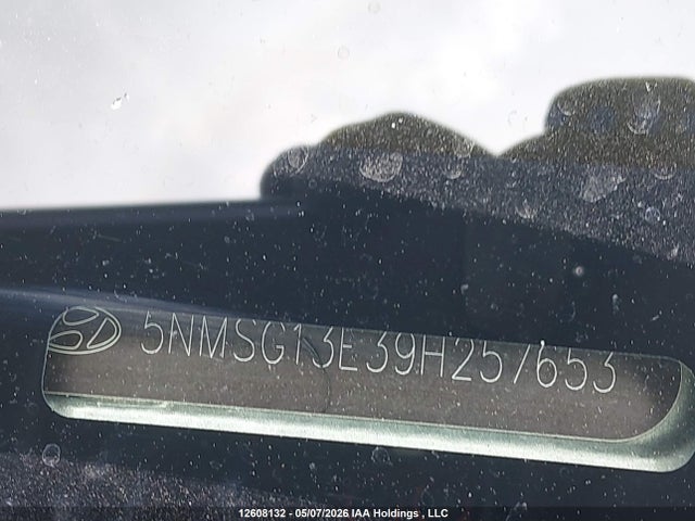 2009 Hyundai Santa Fe Gl მანქანა იყიდება აუქციონზე, vin: 5NMSG13E39H257653, აუქციონის ნომერი: 12608132