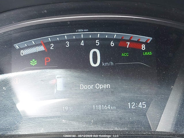 12608160 :رقم المزاد ، 2HKRW2H29KH113443 vin ، 2019 Honda Cr-v Lx مزاد بيع