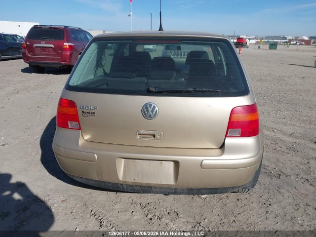 Aukcja sprzedaży 2002 Volkswagen Golf Gls 2.0l, vin: 9BWGB61J724072172, numer aukcji: 12606177