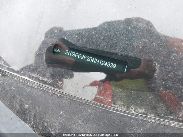 2HGFE2F26NH124939 Honda Civic
