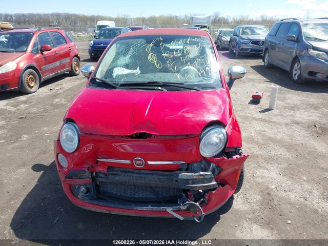 12608226 :رقم المزاد ، 3C3CFFER8CT303576 vin ، 2012 Fiat 500 Lounge مزاد بيع
