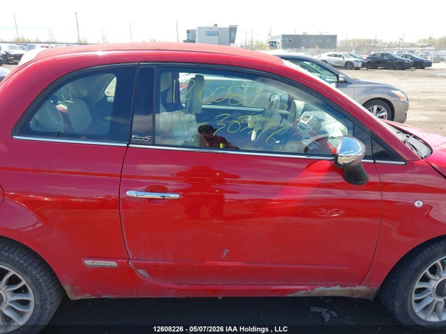 12608226 :رقم المزاد ، 3C3CFFER8CT303576 vin ، 2012 Fiat 500 Lounge مزاد بيع