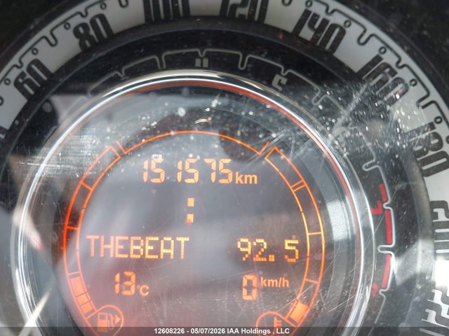 12608226 :رقم المزاد ، 3C3CFFER8CT303576 vin ، 2012 Fiat 500 Lounge مزاد بيع