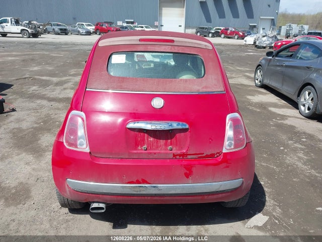 12608226 :رقم المزاد ، 3C3CFFER8CT303576 vin ، 2012 Fiat 500 Lounge مزاد بيع