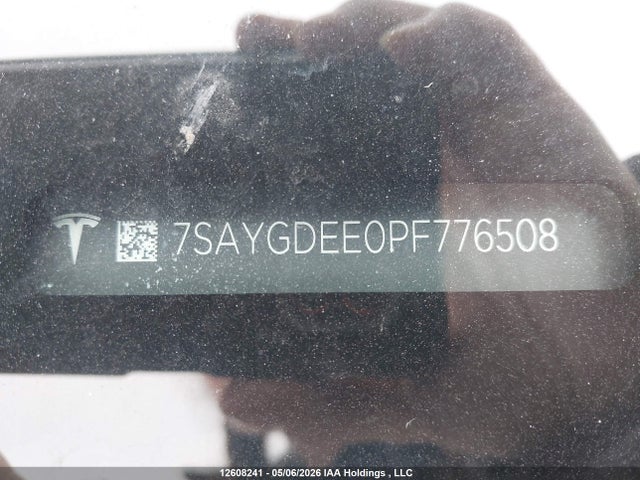 2023 Tesla Model Y მანქანა იყიდება აუქციონზე, vin: 7SAYGDEE0PF776508, აუქციონის ნომერი: 12608241