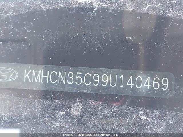 2009 Hyundai Accent Se მანქანა იყიდება აუქციონზე, vin: KMHCN35C99U140469, აუქციონის ნომერი: 12608278