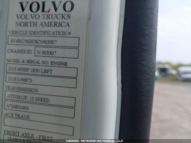 Volvo VNR 2019 4V4WC9EH5KN903307 Image 9
