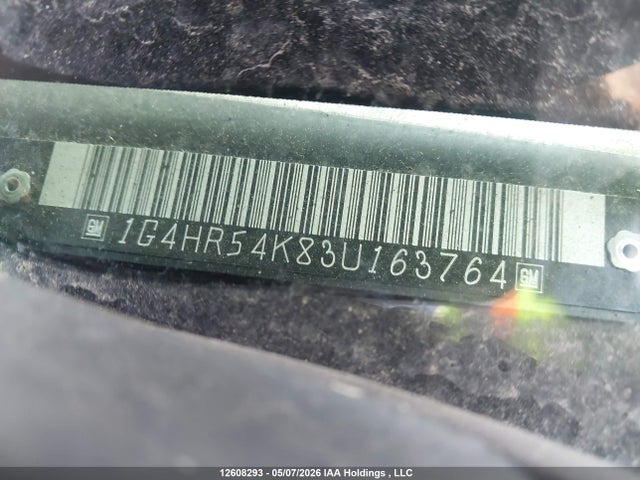 12608293 :رقم المزاد ، 1G4HR54K83U163764 vin ، 2003 Buick Lesabre Limited مزاد بيع