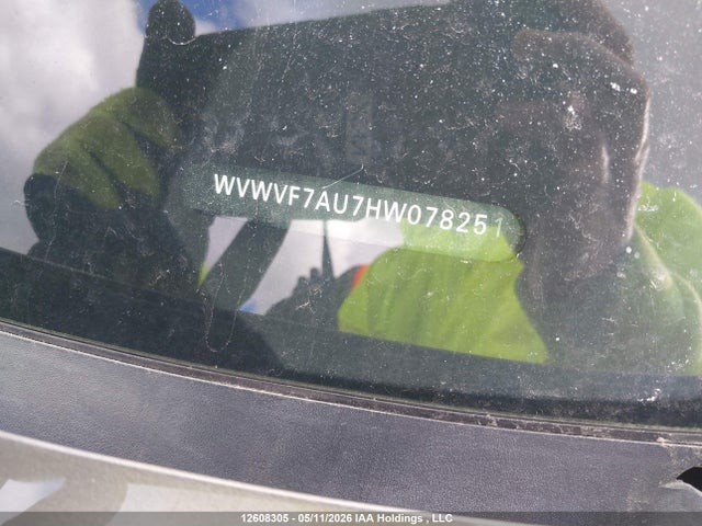 WVWVF7AU7HW078251 Volkswagen Golf R 2.0 Tsi