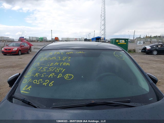 Aukcja sprzedaży 2013 Nissan Sentra S/sv/sr/sl, vin: 3N1AB7AP8DL755184, numer aukcji: 12608323