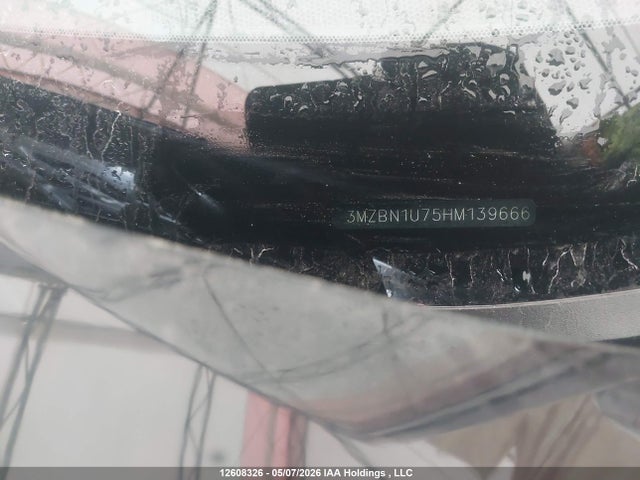 12608326 :رقم المزاد ، 3MZBN1U75HM139666 vin ، 2017 Mazda Mazda3 Gx مزاد بيع
