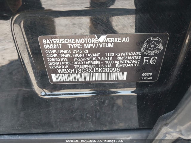 WBXHT3C3XJ5K20996 BMW X1 Xdrive28i
