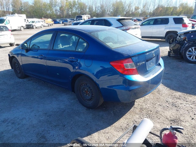 Продажа на аукционе авто 2012 Honda Civic Lx, vin: 2HGFB2F46CH013038, номер лота: 12608347