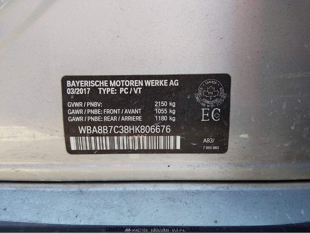 WBA8B7C38HK806676 BMW 340 340i Xdrive