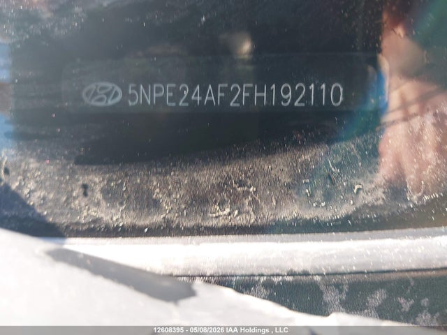 5NPE24AF2FH192110 Hyundai SONATA GL