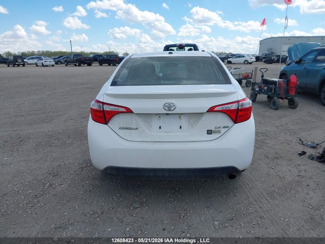 12608423 :رقم المزاد ، 2T1BPRHE2FC250086 vin ، 2015 Toyota Corolla Le Eco Technology مزاد بيع