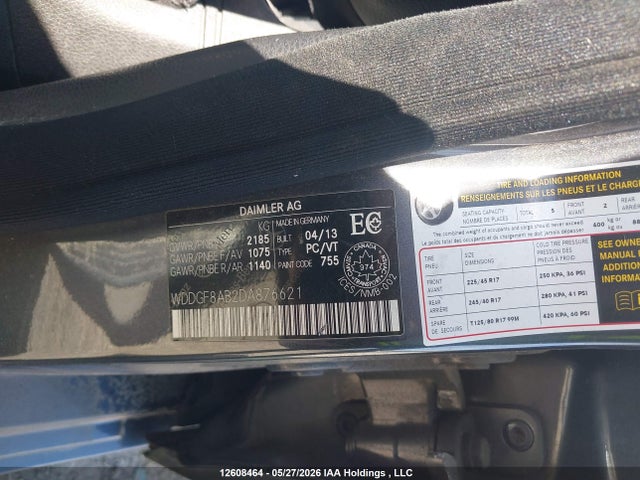Продаж на аукціоні авто 2013 Mercedes-benz C 300 4matic, vin: WDDGF8AB2DA876621, номер лоту: 12608464