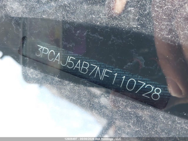 12608497 :رقم المزاد ، 3PCAJ5AB7NF110728 vin ، 2022 Infiniti Qx50 Pure مزاد بيع