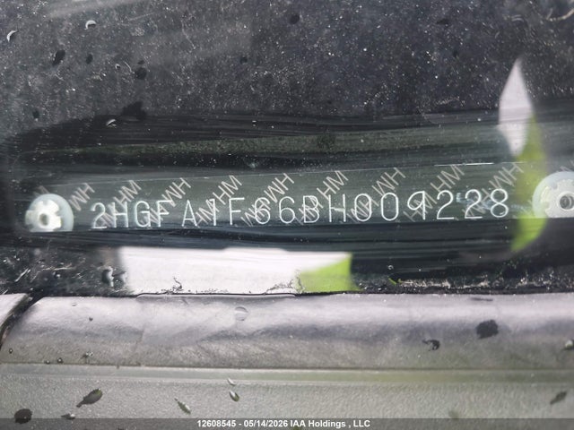 Aukcja sprzedaży 2011 Honda Civic Lx-s, vin: 2HGFA1F66BH009228, numer aukcji: 12608545