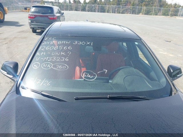 Продаж на аукціоні авто 2018 Bmw 330 Xi, vin: WBA8D9C55JEM33236, номер лоту: 12608566