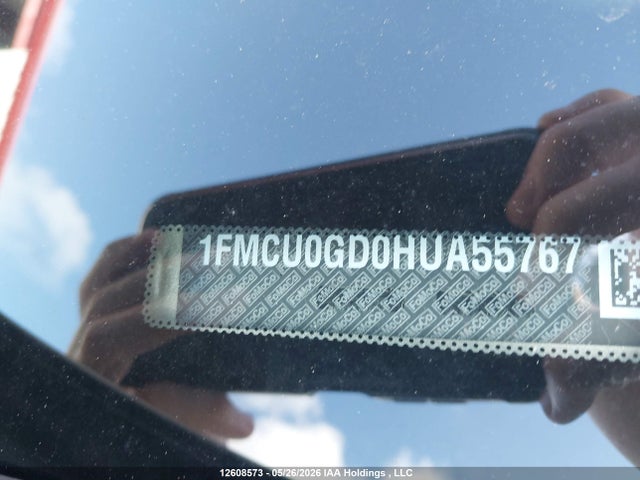 1FMCU0GD0HUA55767 Ford ESCAPE SE
