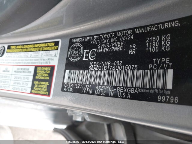 Lexus ES 2025 58AB21B17SU015075 Image 9