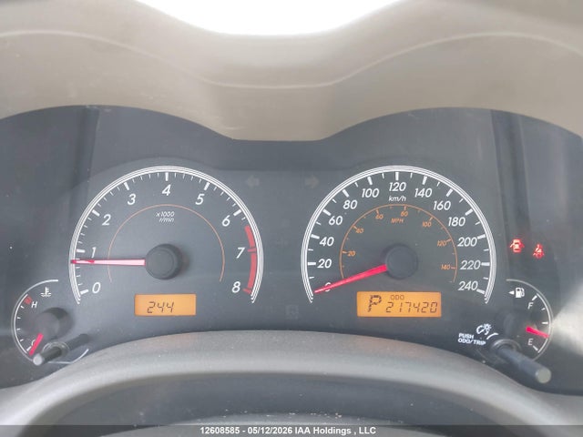 Aukcja sprzedaży 2009 Toyota Corolla Le, vin: 2T1BU40E79C045861, numer aukcji: 12608585