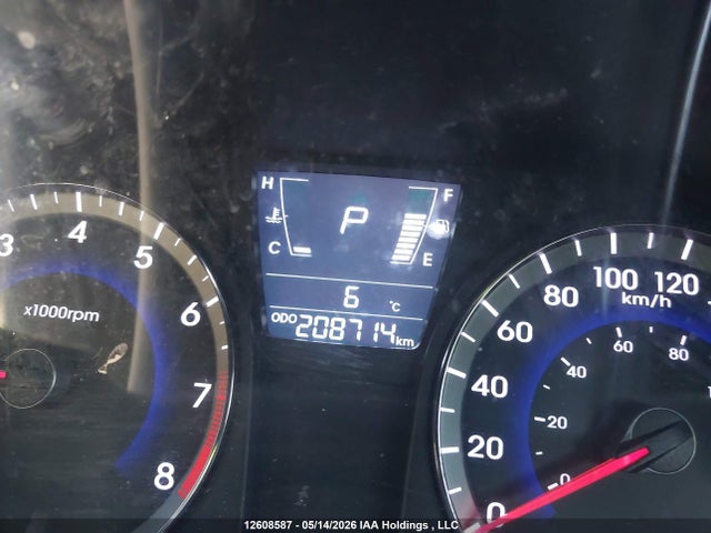 12608587 :رقم المزاد ، KMHCU5AE4DU105255 vin ، 2013 Hyundai Accent Gls مزاد بيع