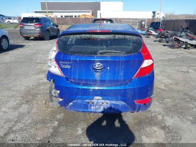 12608587 :رقم المزاد ، KMHCU5AE4DU105255 vin ، 2013 Hyundai Accent Gls مزاد بيع