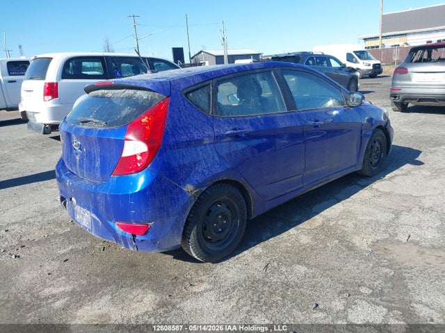 12608587 :رقم المزاد ، KMHCU5AE4DU105255 vin ، 2013 Hyundai Accent Gls مزاد بيع