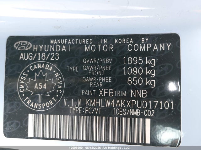 KMHLW4AKXPU017101 Hyundai ELANTRA N