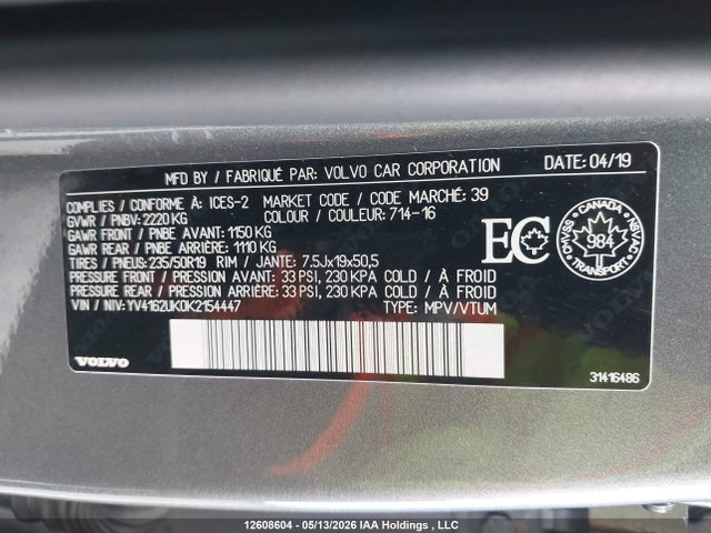 YV4162UK0K2154447 Volvo Xc40 T5 Momentum