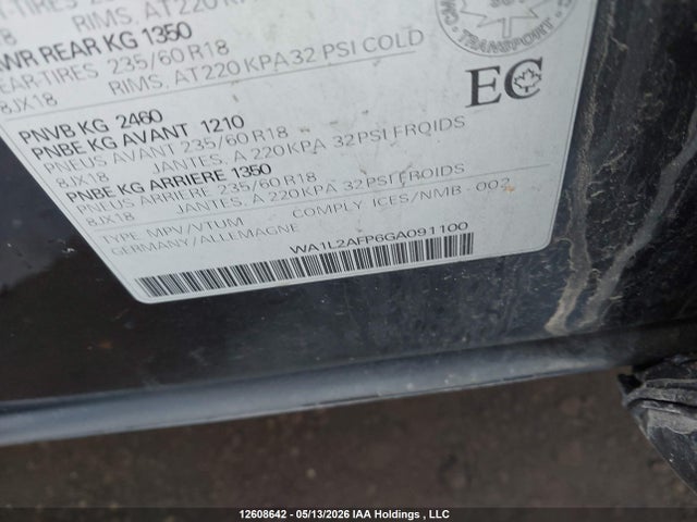 WA1L2AFP6GA091100 Audi Q5