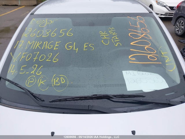 Aukcja sprzedaży 2017 Mitsubishi Mirage G4 Es, vin: ML32F3FJ4HHF07026, numer aukcji: 12608656