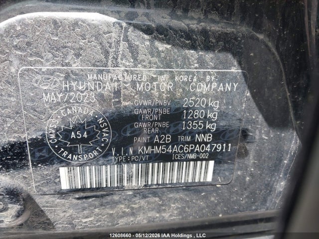 Продаж на аукціоні авто 2023 Hyundai Ioniq 6 Preferred Long Range With Ultimate Package, vin: KMHM54AC6PA047911, номер лоту: 12608660