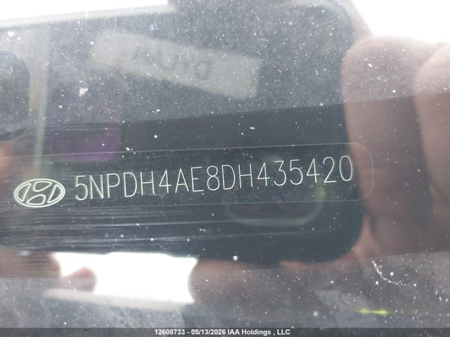 12608733 :رقم المزاد ، 5NPDH4AE8DH435420 vin ، 2013 Hyundai Elantra Gls/limited مزاد بيع