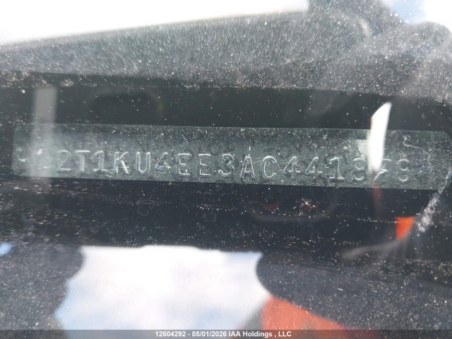2010 Toyota Matrix მანქანა იყიდება აუქციონზე, vin: 2T1KU4EE3AC441878, აუქციონის ნომერი: 12604292