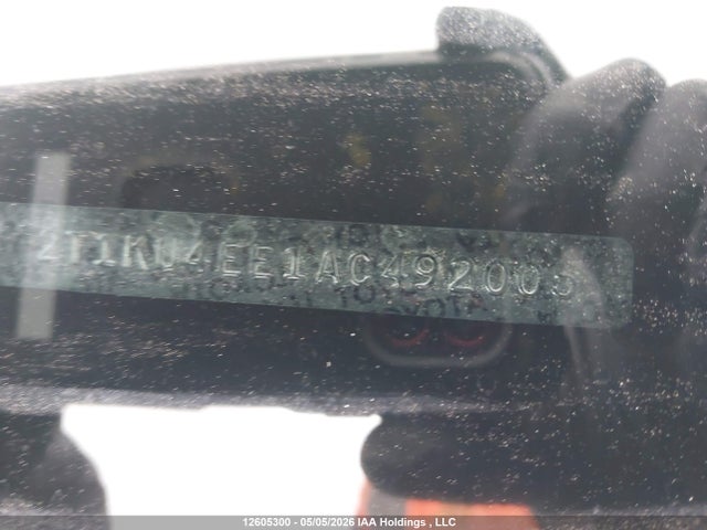 2010 Toyota Matrix მანქანა იყიდება აუქციონზე, vin: 2T1KU4EE1AC492005, აუქციონის ნომერი: 12605300
