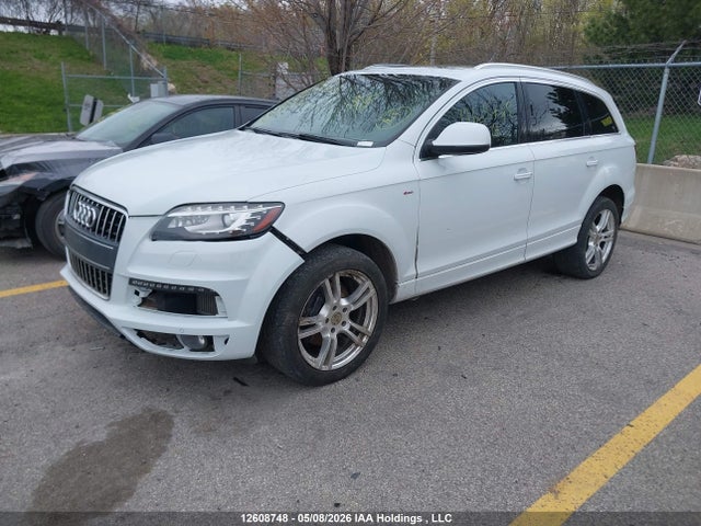 12608748 :رقم المزاد ، WA1MMCFEXED013617 vin ، 2014 Audi Q7 مزاد بيع