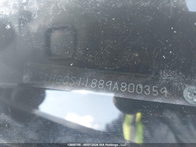 Продаж на аукціоні авто 2009 Honda Accord Ex-l, vin: 1HGCS11889A800359, номер лоту: 12608759