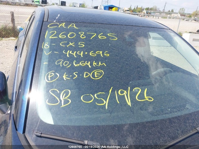 12608765 :رقم المزاد ، JM3KFBCM9J0444696 vin ، 2018 Mazda Cx-5 Touring مزاد بيع