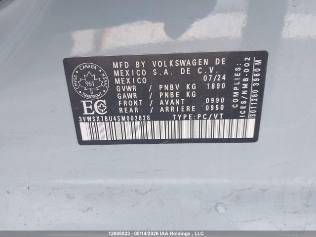 3VWSX7BU4SM002828 Volkswagen Jetta