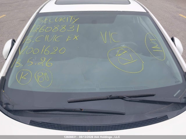 Продаж на аукціоні авто 2015 Honda Civic Ex, vin: 2HGFG3B53FH001620, номер лоту: 12608831