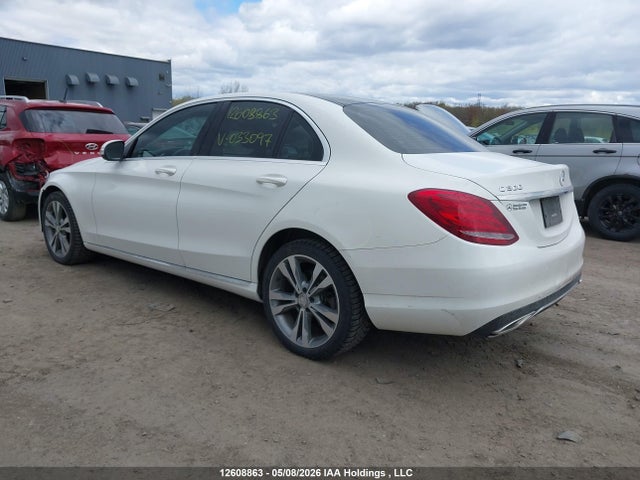 12608863 :رقم المزاد ، 55SWF4KB7FU033097 vin ، 2015 Mercedes-benz C 300 4matic مزاد بيع