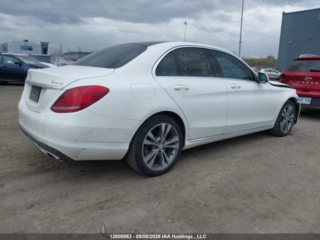 12608863 :رقم المزاد ، 55SWF4KB7FU033097 vin ، 2015 Mercedes-benz C 300 4matic مزاد بيع