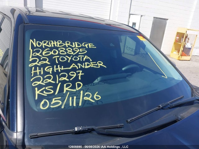 Продажа на аукционе авто 2022 Toyota Highlander Le, vin: 5TDBZRBH9NS221297, номер лота: 12608895