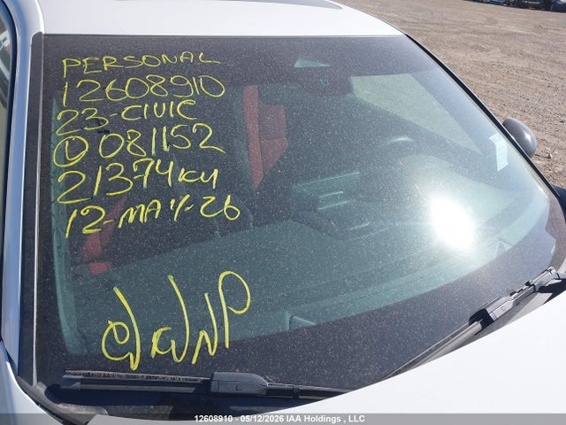 12608910 :رقم المزاد ، 2HGFE1E51PH081152 vin ، 2023 Honda Civic Si Si مزاد بيع