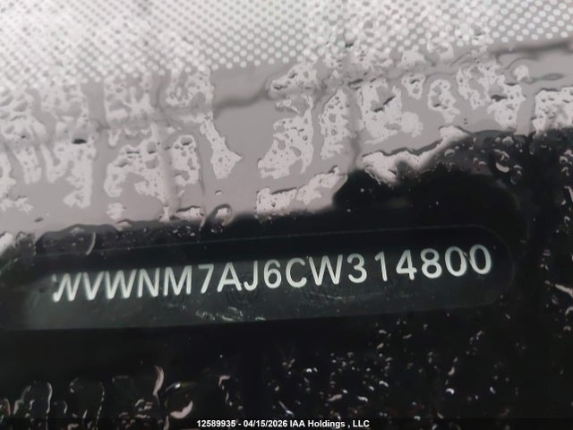 2012 Volkswagen Golf 2.0 Tdi Comfortline/2.0 Tdi Highline მანქანა იყიდება აუქციონზე, vin: WVWNM7AJ6CW314800, აუქციონის ნომერი: 12589935